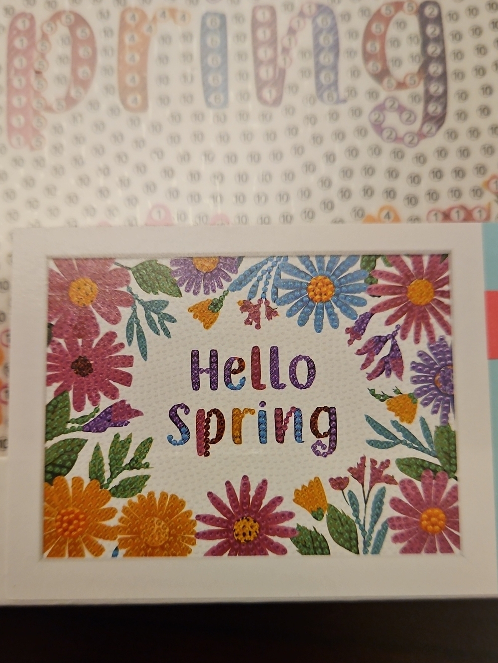 Diamond Art Kit - Hello Spring - Picture 3 of 3